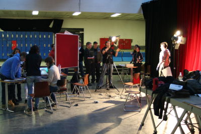 Pressefoto Schüler gegen Rechts Fotoaktion 2008