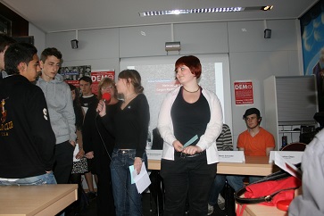 Präsentation Fotoprojekt von Schüler gegen Rechts Köln
