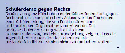 WDR Bericht über Schüler gegen Rechts Demonstration am 03.03.2007