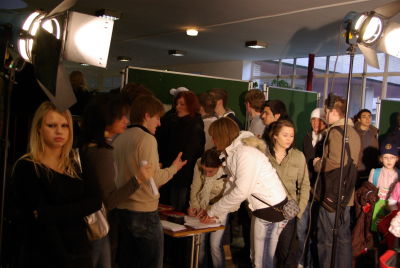 Pressefoto Schüler gegen Rechts Fotoaktion 2008