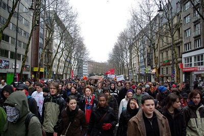 Pressefoto Schüler gegen Rechts Demonstration 03.03.2007