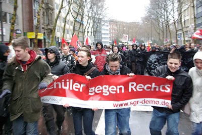 Pressefoto Schüler gegen Rechts Demonstration 03.03.2007