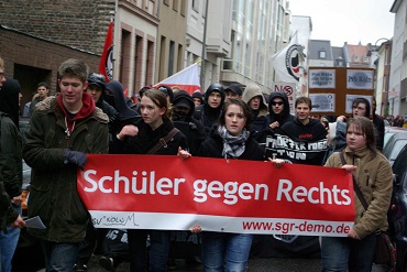 Pressefoto Schüler gegen Rechts Demonstration 03.03.2007